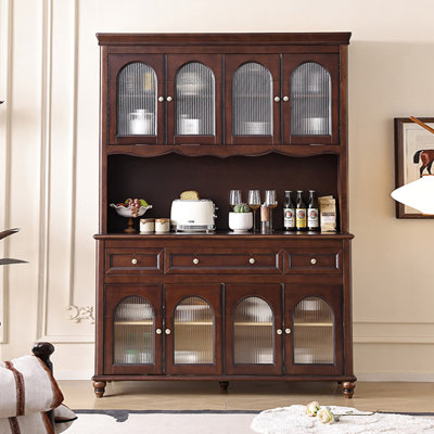 Buffet en bois de noyer massif