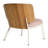 Low Fade Powder Coated Aluminum Outdoor Armless Lounge Chair-96831657-96831654