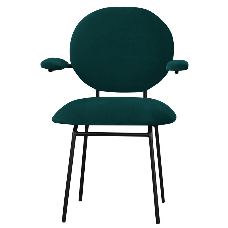 Upholstered Armchair, Turquoise