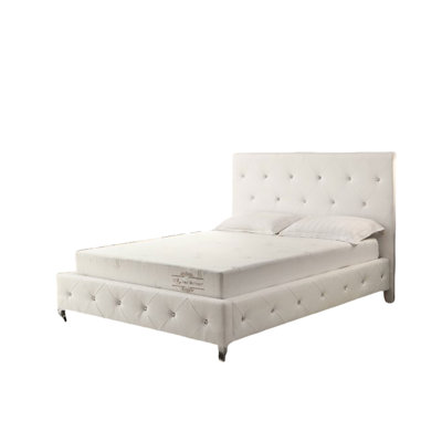 Queen Size 8 - Inch Memory Foam Mattress, 3 Layer Structure, Aloe Treated Cover, Roll Compressed, Us Approved Slumber Sleep