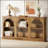 Rustic Side Table,Practical Entryway Table,Console Table-1823845684