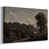 Toile naturelle avec cadre flottant