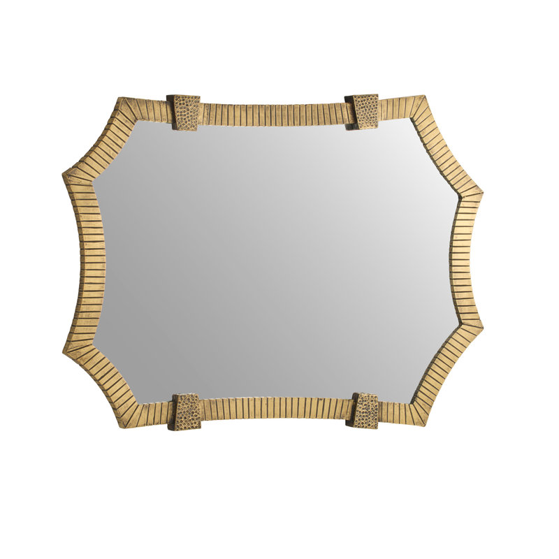 Monty Brass Framed Wall Mirror
