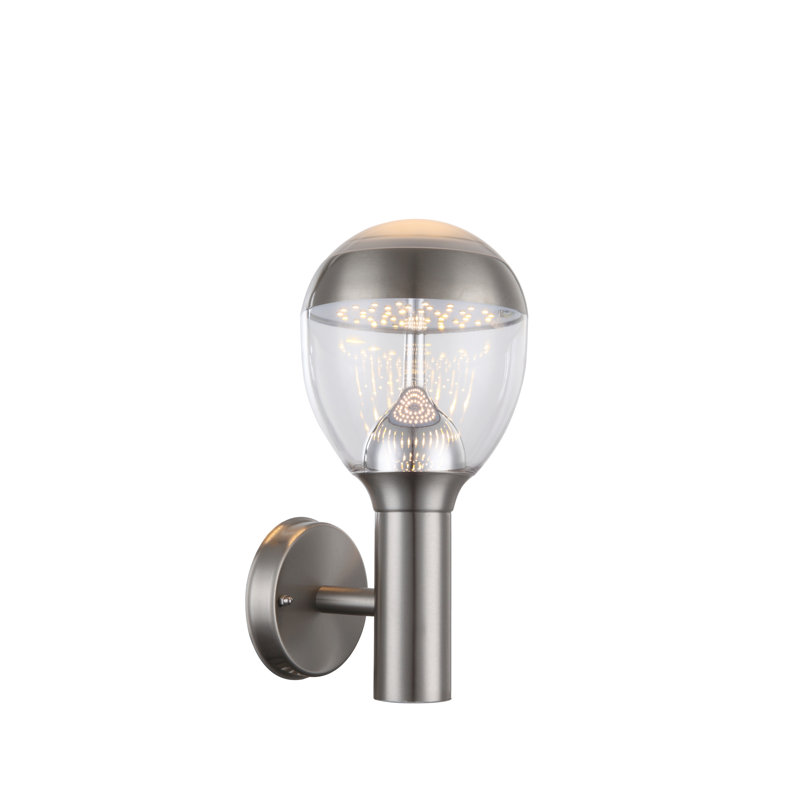 Marcellina  Stainless Steel Integrated LED Outdoor Sconce