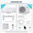 9000 BTU Smart Control Air Conditioner for 2100 Square Feet with Heater and Remote Included