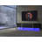 TV Console With Storage Cabinets, Remote Control, APP Control LED TV Stand, Full RGB Colour Selection, 31 Modes Changing Lights Modern Entertainment Centre