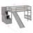 Loft Bed With Stairway And Slide-1192499540