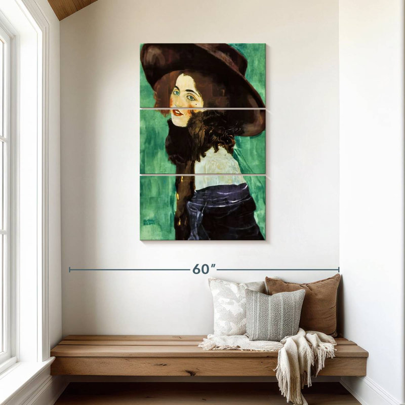 Portrait d'une jeune femme, Leisha, 1912, H 45 po x l 28 po