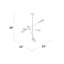 Lustree linéaire 6 lumières spoutnik modern Methuen-29844102