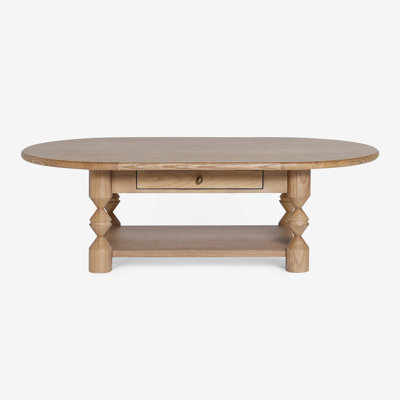 Medieval oval coffee table