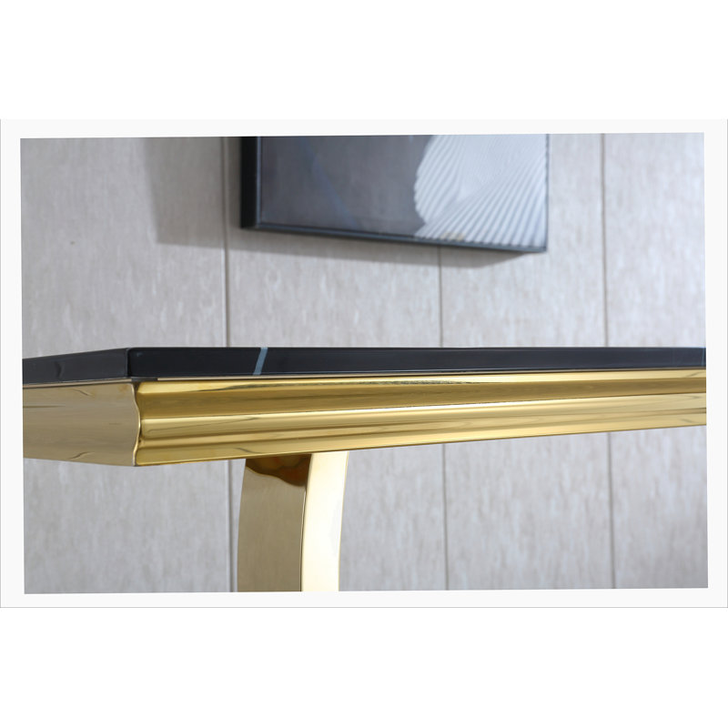 Kenedie Console Table, Black