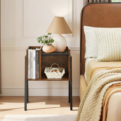 Kempst 18'' W Metal Nightstand