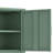 Ava 24" Modern Stainless Steel Accent Cabinet with 2 Adjustable Shelves in Black-1577528237