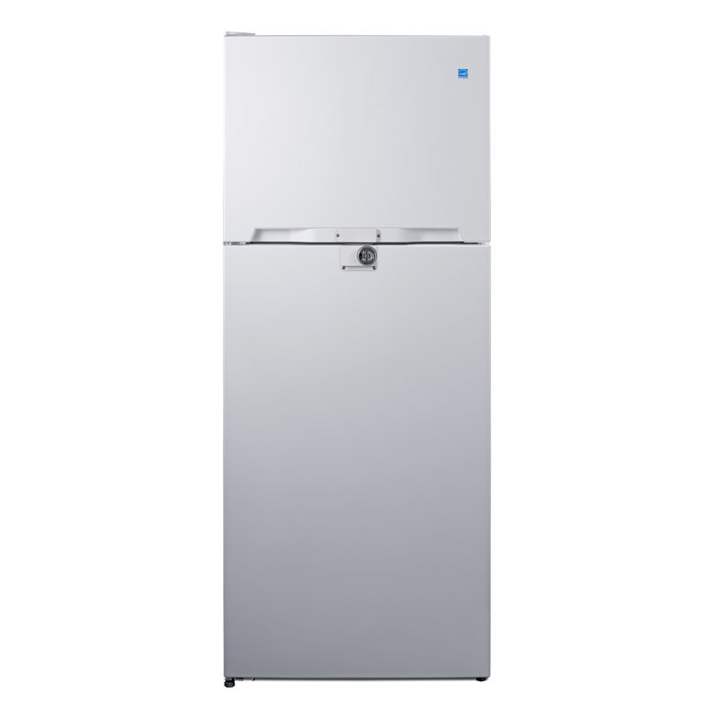 Summit Appliance 28" Wide Top-Mount Refrigerator-Freezer, White, Left Handed