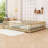 Queen Floor Bed With Safety Guardrails-2120676066