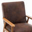 Fauteuil avec cadre en bois de 25,38 po de largeur-1982474426