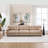 Deep Seat Sectionals, Wood 123 Inch Modern 3 Seater For Home