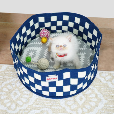 Orthopedic Wool Bolster Pet Bed