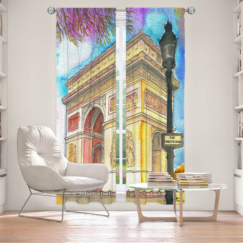 Jenay Room Darkening Curtains / Drapes Pair, 20" W x 61" L