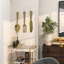 Ensemble de décorations murales en aluminium avec couteaux, cuillères et fourchettes en aluminium-1312853968