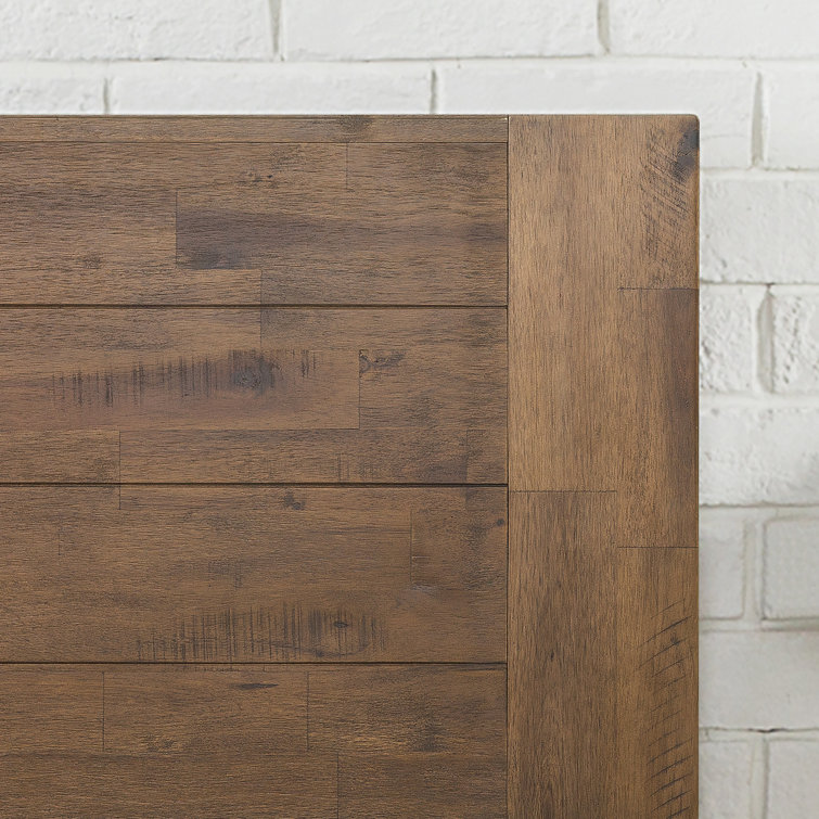 Kira Solid Wood Low Profile Platform Bed