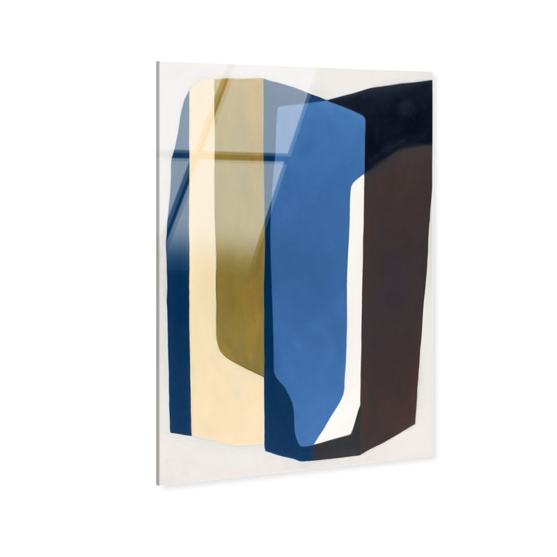 Urban Tectonics High-Gloss Frameless Acrylic Glass Wall Art Abstract Print by Oliver Gal, Ready to Hang, 10 x 15, 10"H x 15"W