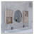 Oba 2-Pc Wall-Mounted Bathroom Medicine Cabinet with Open & Closed Storage-459568659