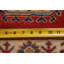 Tapis rouge à motif géométrique Kazak