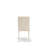 3 Piece Dining Table Set Contains a Round Dinner Table with Dropleaf & Shelves and 2 Light Beige Linen Fabric Upholstered Chairs, Linen White-466802911-466802908