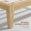 Structure de lit en bois massif NTC Sapa - Menuiserie japonaise minimaliste, pas de sommier tapissier, lattes silencieuses, assemblage facile-1995326080-1995326085
