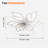 Acea 7 - Blade Flush Mount Ceiling Fan with Remote Control and Light Kit Included-1859092389