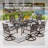Carli 6 - Person Patio Dining Set with Rectangular Table , Cushions Included