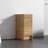 Grove 12'' Free Standing Bathroom Side Cabinet with Sintered Stone Top, Soft-Close Door and 1 Adjustable Shelf, Floor Standing Storage Cabinet in Oak Natural