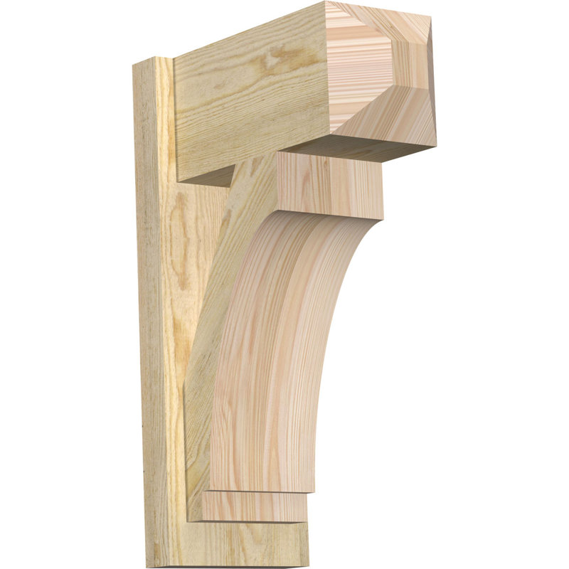 Imperial Craftsman Outlooker, 8" W Douglas Fir (Rough Sawn), 16" D x 24" H