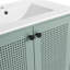 Meuble-lavabo luxueux avec lavabo en céramique et beaucoup de rangement