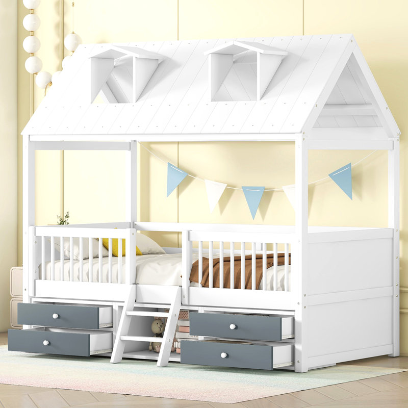 Structure de lit simple en bois