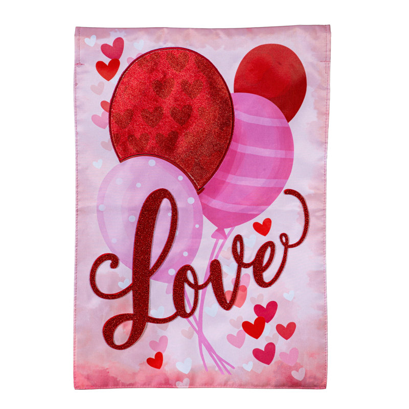 Applique de jardin valentine avec valentine
