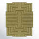 Loretto Hand Loomed Wool Green Rug