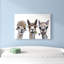 Alpacas Trio II - Wrapped Canvas Painting-700788504