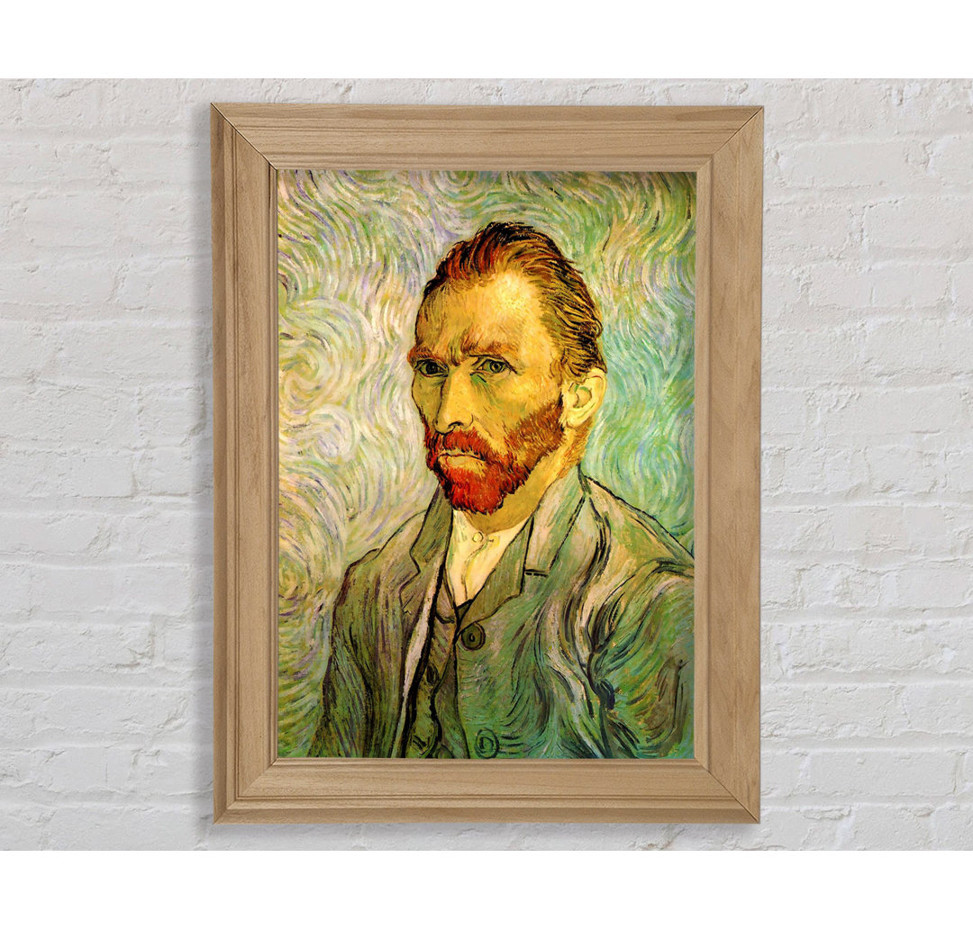 Van Gogh Selbstporträt 2 - Einzelner Bilderrahmen Kunstdrucke