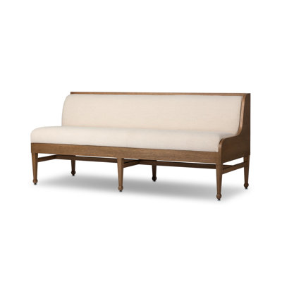 Priscilla RAF Dining Bench-72"-Crypton Wayfarer Snow