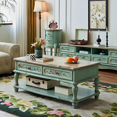 American-style painted coffee table
