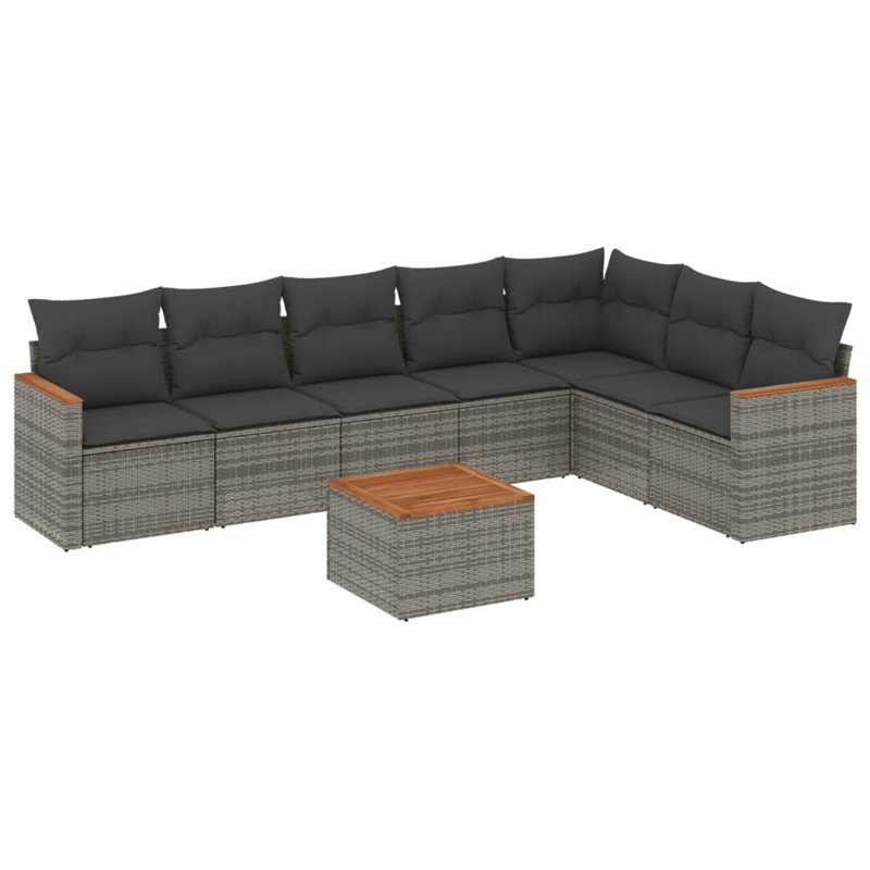 Ensemble de canapé de jardin Vidaxl