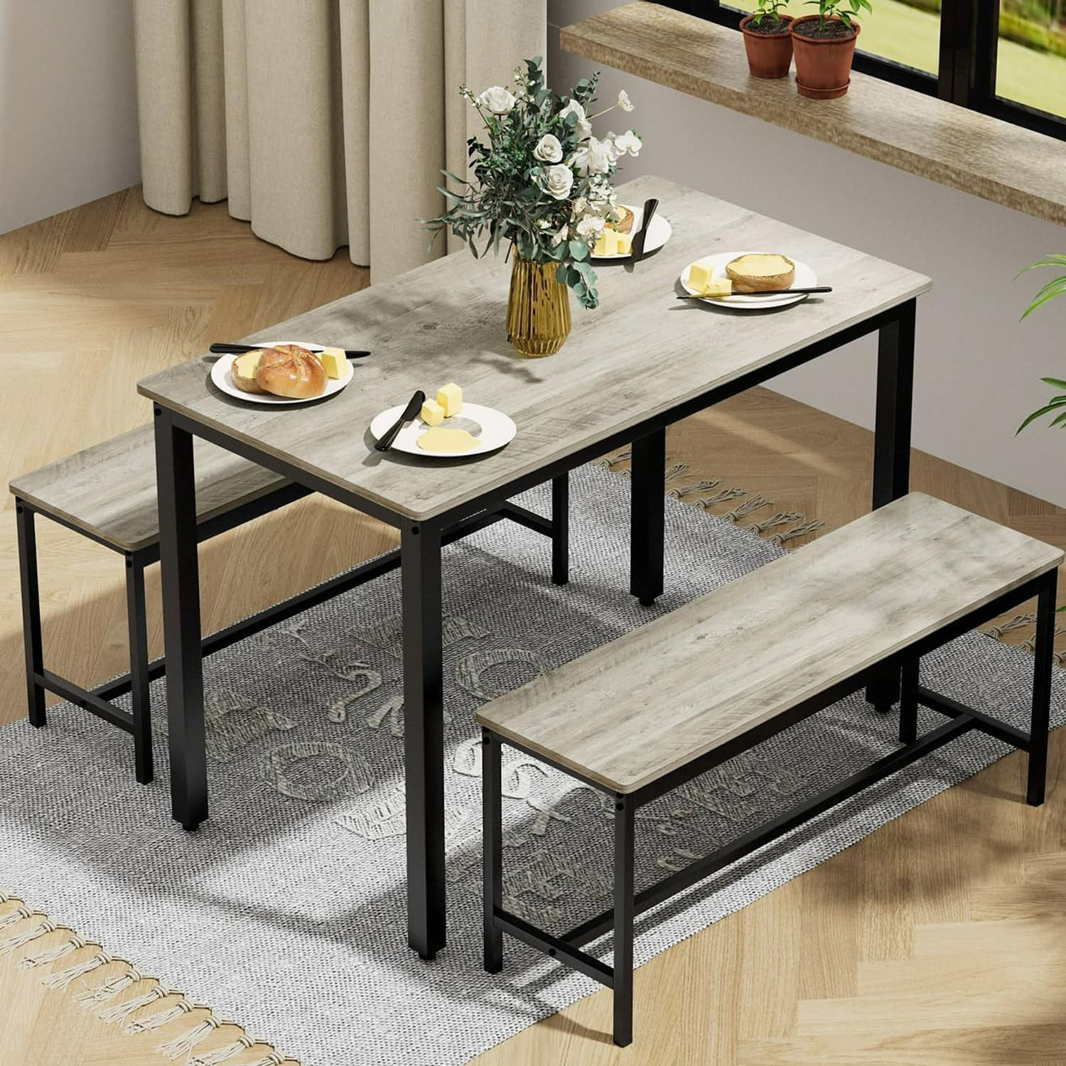 17 Stories Nathinel 3 - Piece Dining Set | Wayfair