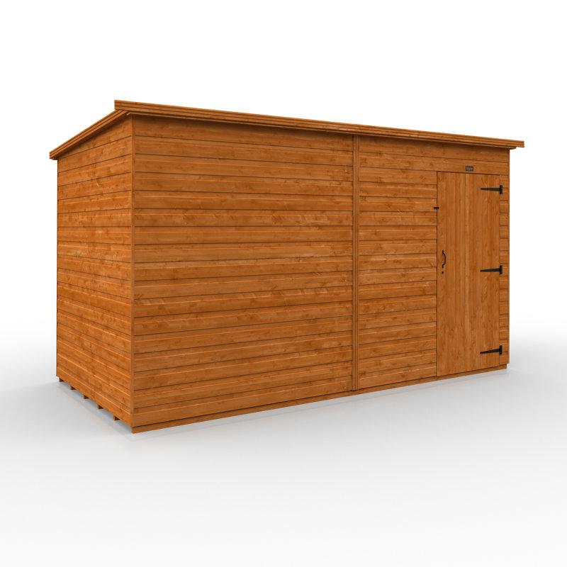 12x6w Tiger Shiplap Windowless Pent