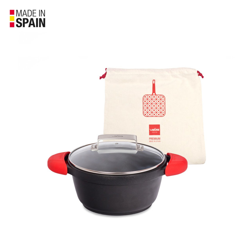 Valira Non-Stick Aluminum Round Dutch Oven, 2.5 L