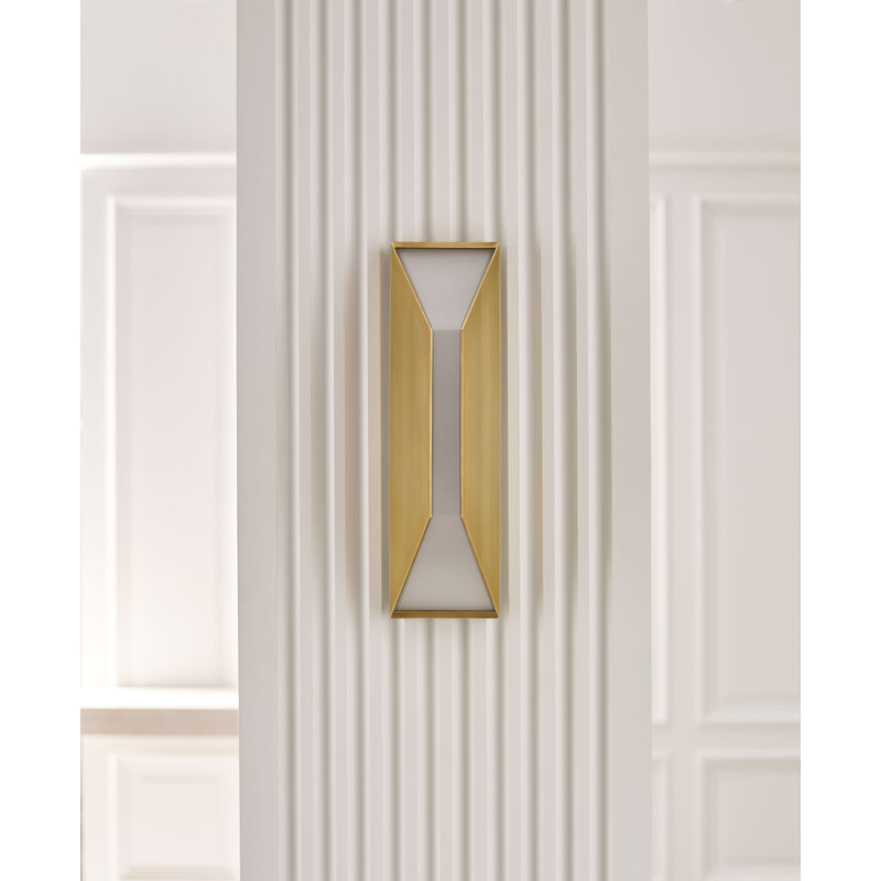 Kelly Wearstler Stretto Medium Sconce, Antique-Burnished Brass