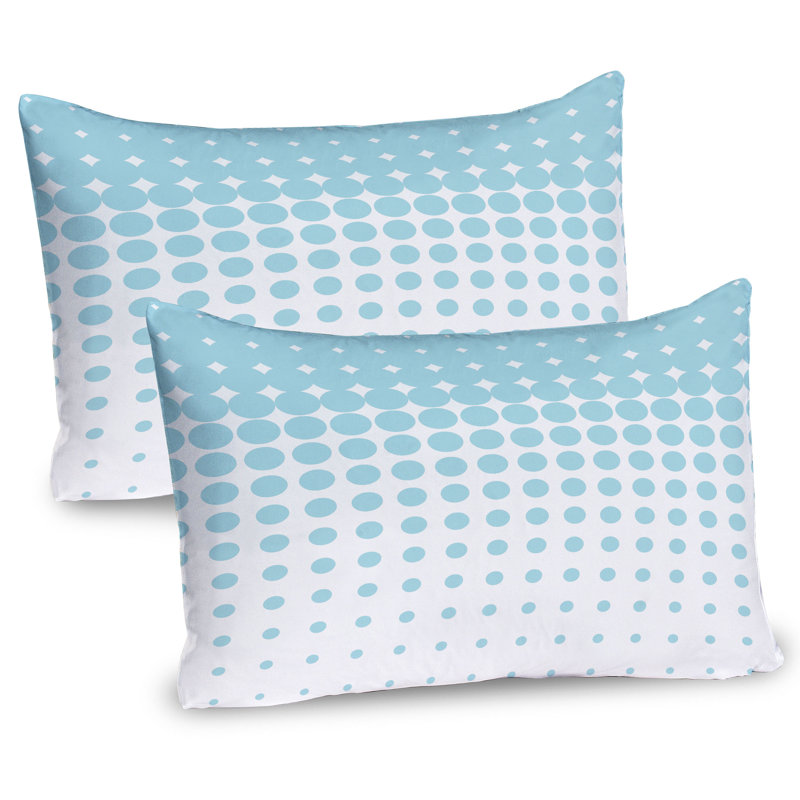 Ensemble de 2 taies décoratives bleues Ambesonne, H 20 po x l 36 po