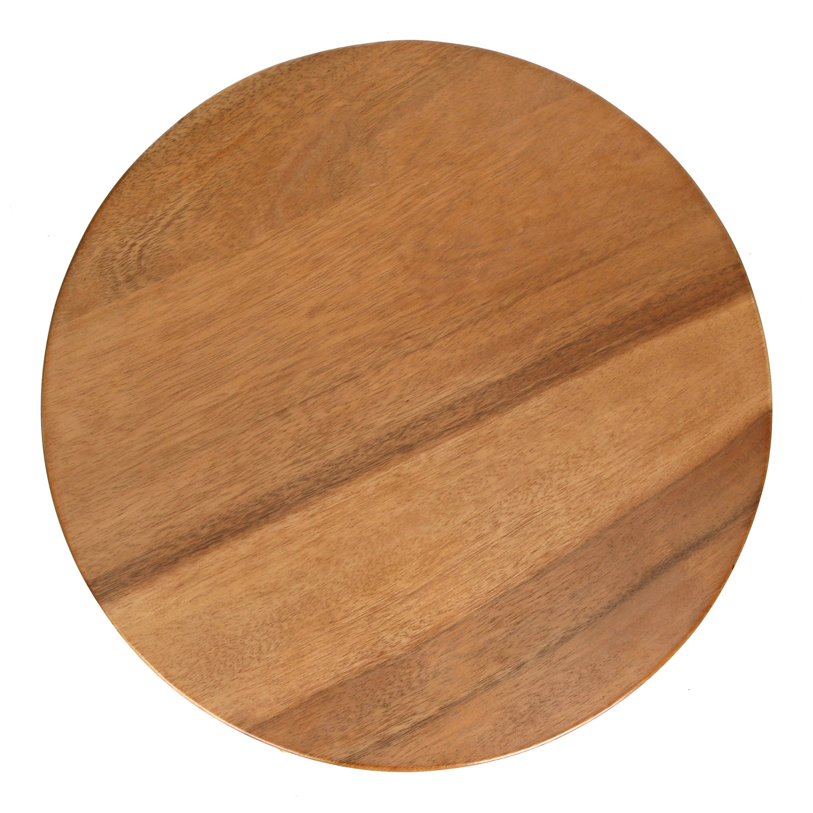 Rory 40" Drum Coffee Table, Espresso Brown