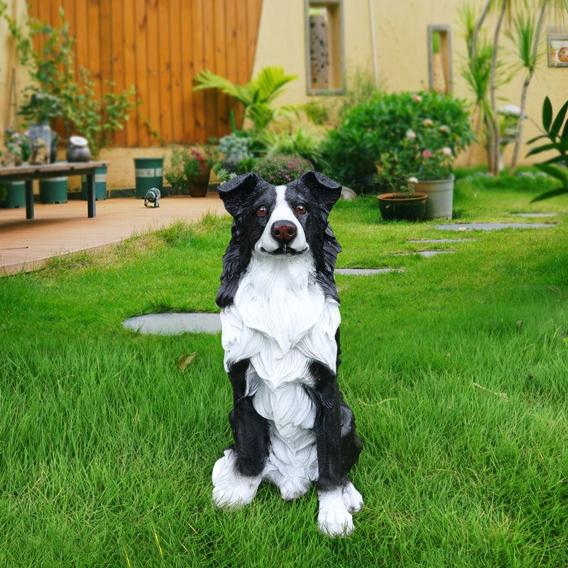 Statue de chien Matthew Border Collie